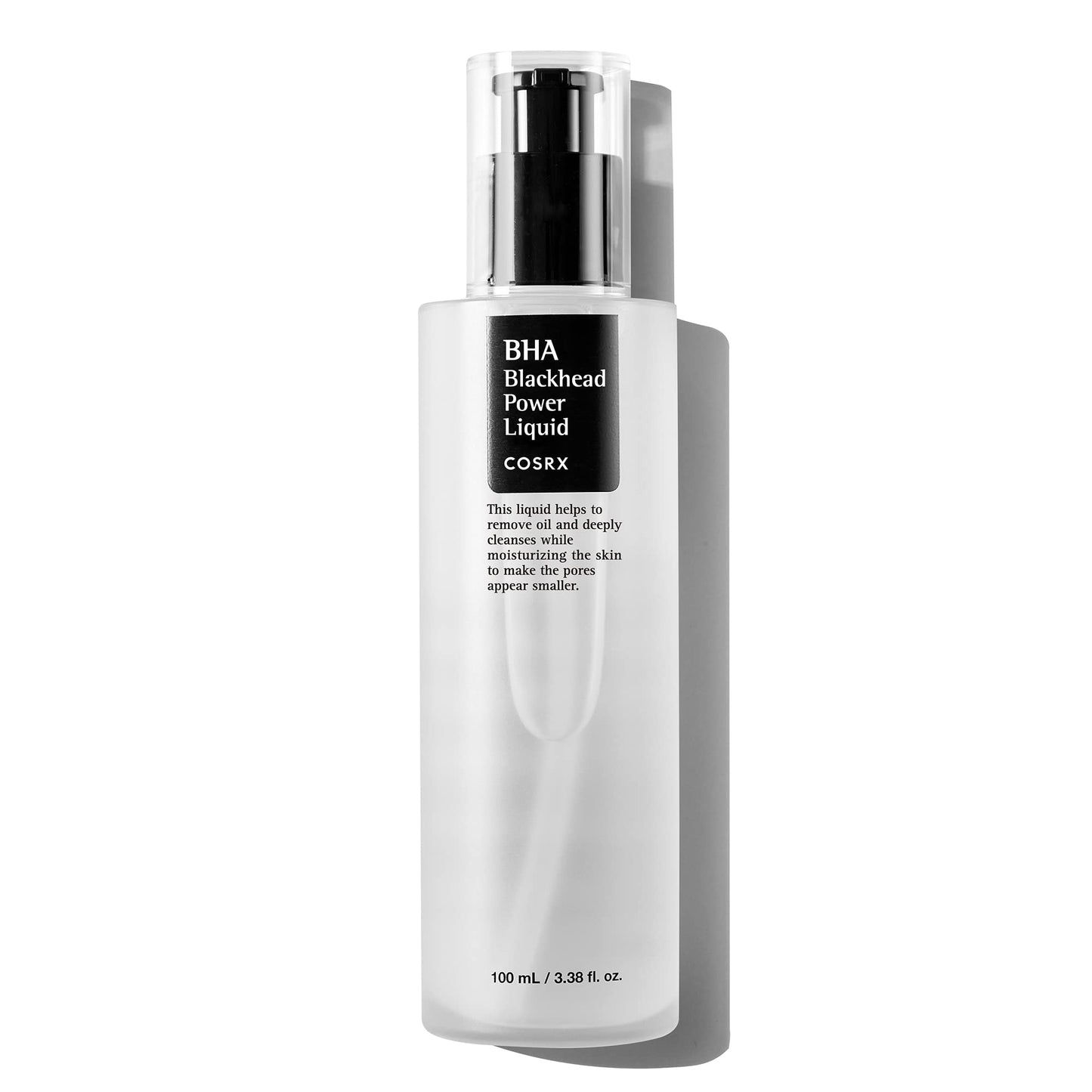 COSRX BHA 4% Liquide anti-points noirs, 100ml | Exfoliant + Hydratant | Exfoliation chimique liquide pour obtenir une peau nette et sans acné