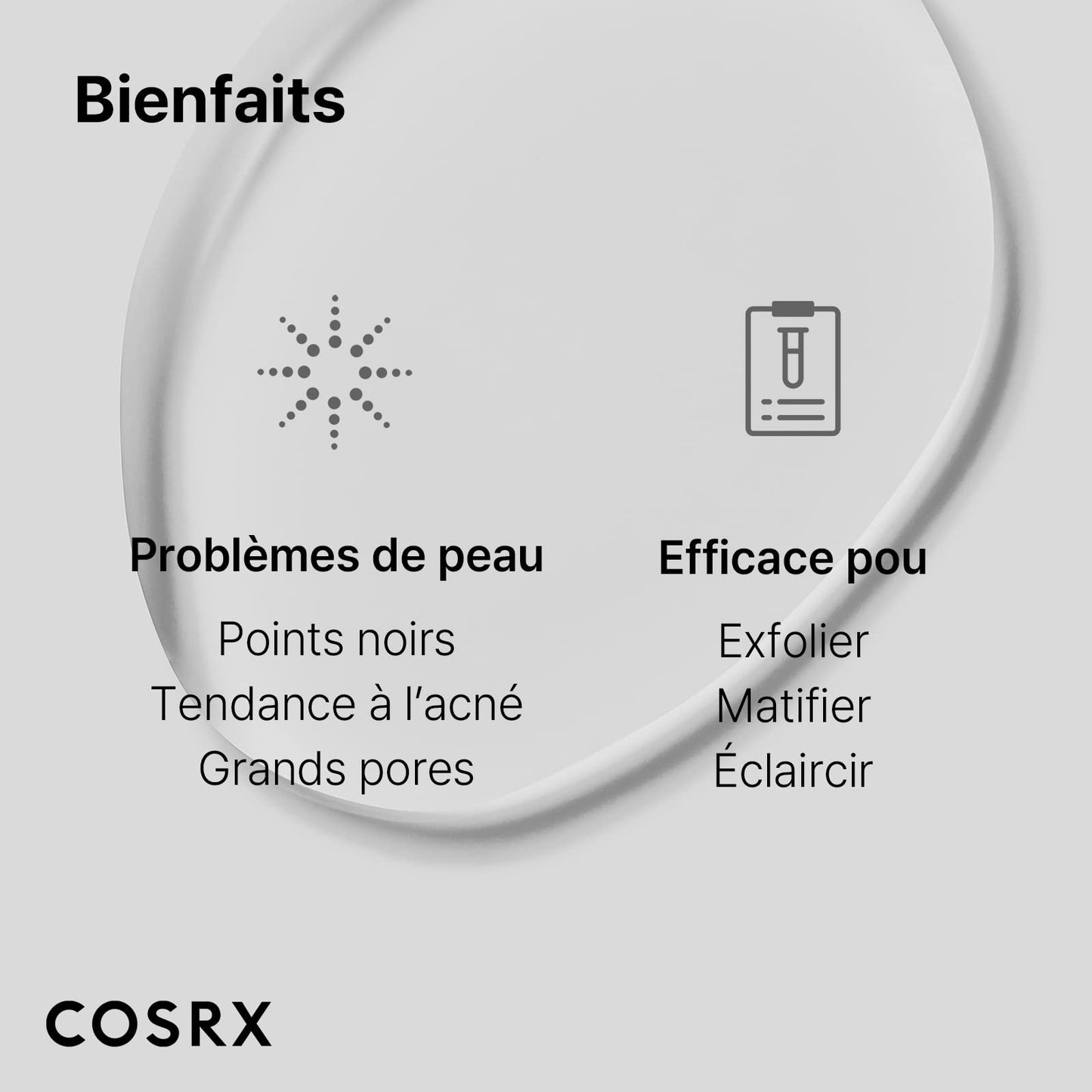 COSRX BHA 4% Liquide anti-points noirs, 100ml | Exfoliant + Hydratant | Exfoliation chimique liquide pour obtenir une peau nette et sans acné