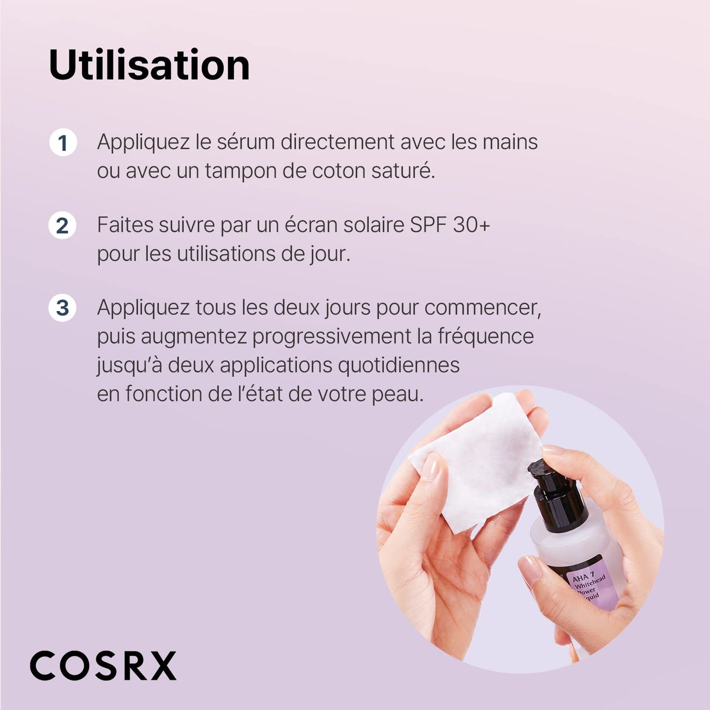 COSRX Leistungsstarke Anti-Whitehead-Flüssigkeit AHA 7 3,38 fl.oz / 100 ml | Mitesser-Entferner mit 7 % Glykolsäure | Koreanische Hautpflege, nicht an Tieren getestet, frei von Parabenen.