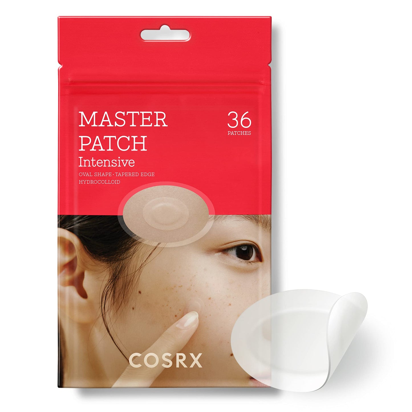 COSRX Acne Pimple Master Intensive Patch 36 Pieces Two Sizes (Oval) | Anti Acne Pimple Patch ADF Hydrocolloid Spot Effective Treatment with Hypoallergenic Tea Tree Oil