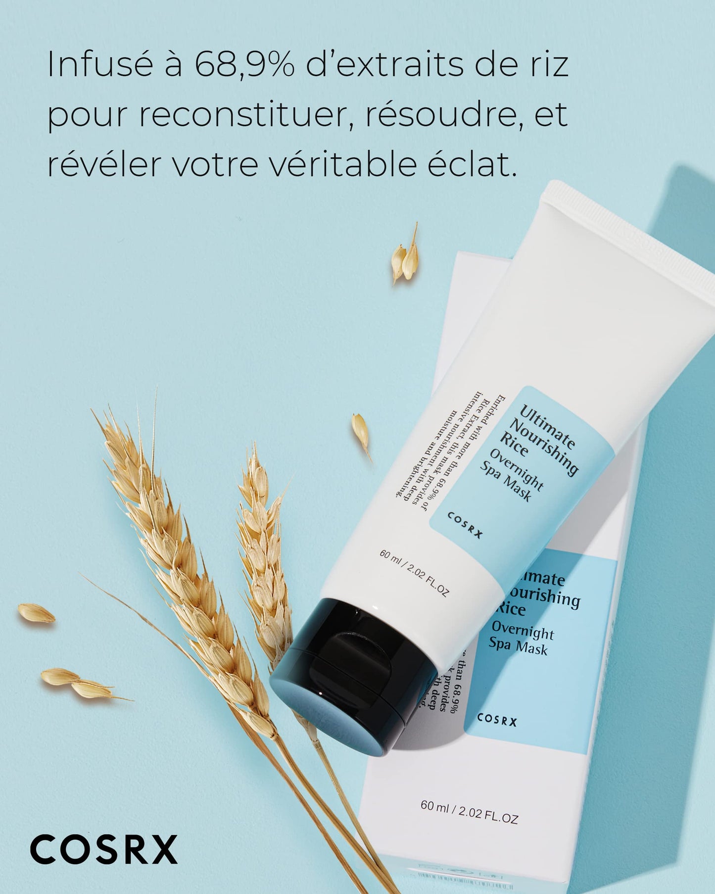 COSRX Ultimate Nourishing Rice Overnight Spa Treatment Mask 60 ml
