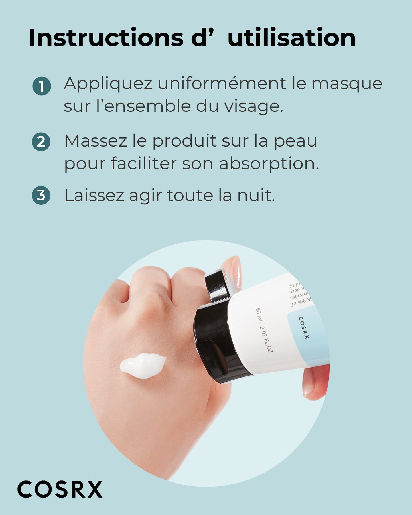 COSRX Ultime Nourrissant Riz Masque de Soin au Spa Pendant la Nuit 60ml